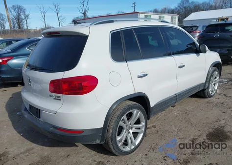 2012 Volkswagen Tiguan Sel z USA, uszkodzony, nr VIN WVGBV7AX2CW568116
